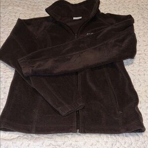 Columbia Brown Fleece zip up